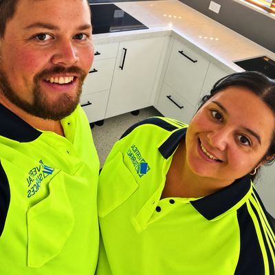 Hayden and Shonita on-site together